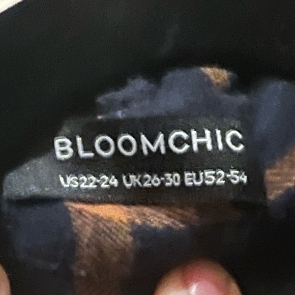 BloomChic Flannel Dress Size 22-24 - Picture 6 of 6